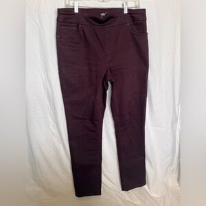 Up! Tummy Control Pull on Pants- Purple Sz 10